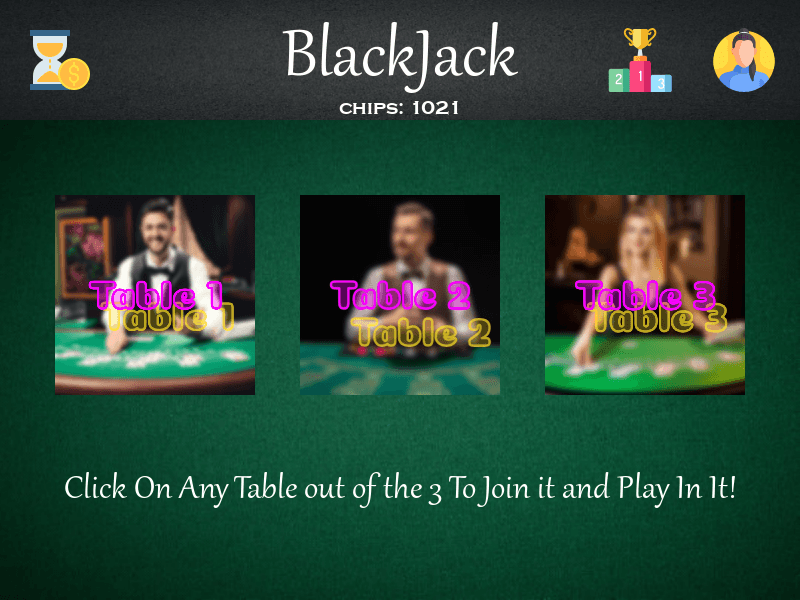 Networked Blackjack Pygame client